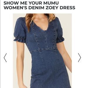 Super cute denim Jean dress!! Adorable!